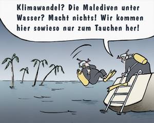 Klimawandel: Malediven überflutet